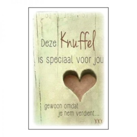 Deze knuffel....