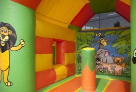 Springkussen Midi Multifun Jungle huren