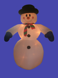 Opblaas Sneeuwpop 2,4 m.