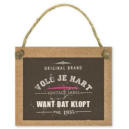 Kadokaartjes Tell it - Volg je hart want dat klopt