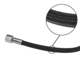 LP hose 0,50m black, standard reinforcement