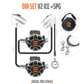 V2 ICE DIR set (SPG and HP hose) - EN250-2014