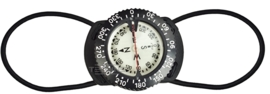 Compass with elastomeric bungee mount