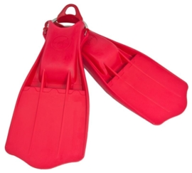 Rubber Fins Jetstream with SS spring straps Red