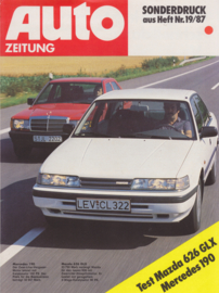 626 GLX test reprint, 6 pages, 1987, German language