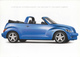 PT Cruiser Cabrio brochure, 6 pages, 2003, Dutch language