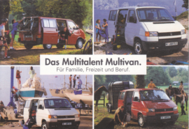 Multivan brochure, 18 pages,  size DIN A6, German language