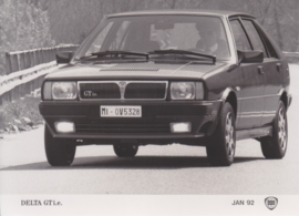 Lancia Delta GT i.e., press photo, Belgium, 1/1992