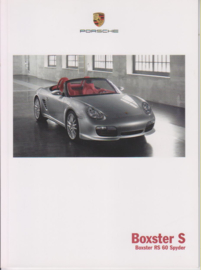 Boxster S RS 60 Spyder special edition brochure, 24 pages, 09/2007, English %