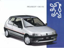 106 Hatchback brochure, 20 + 24 pages, A4-size, 1994, Dutch language (Belgium)