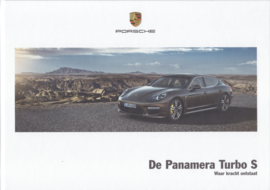 Panamera Turbo S brochure, 56 pages, 03/2014, hard covers, Dutch language