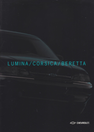 Lumina/Corsica/Beretta 1996, 28 page brochure, Dutch language