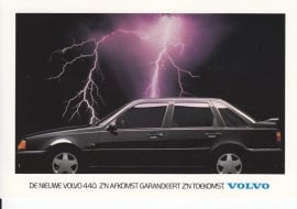 440 Sedan intro postcard, A6-size, 1987, Dutch language