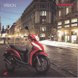 Honda Vision Scooter brochure, 18 pages, about 2013, Dutch language