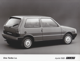 Fiat Uno Turbo i.e., press photo, Italy, 4/1985
