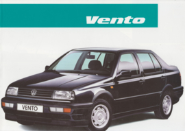 Vento folder, 4 pages,  A4-size, Dutch language, 03/1992