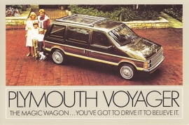 Voyager, US postcard, continental size, about 1984