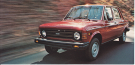 128 Custom 4-door Sedan, US-issued postcard, size 20,7 x 10 cm, 1977