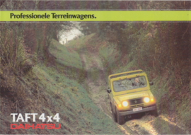 Taft 4x4 folder, 4 pages, 1980, A4-size, Dutch language (Belgium)