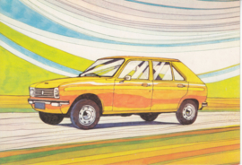104 Hatchback, A6-postcard, Dutch, about 1972