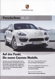 News 01/2010 with Cayenne Modelle, 24 pages, 02/10, German language