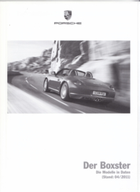 Boxster pricelist, 102 pages, 04/2011, German