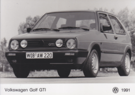 Volkswagen Golf GTi - press photo - Dutch - 1991