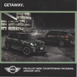 Countryman/Paceman pricelist brochure, 24 pages, Dutch language, 11/2014 %