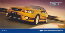 FPV GT Sedan, oblong postcard, Australia, 2000s