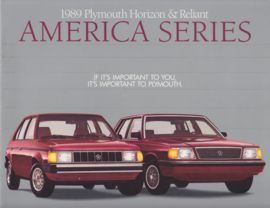 Horizon & Reliant America series brochure 1989, 12 pages, 09/1988, USA