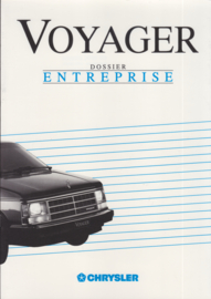 Voyager Entreprise brochure, A4-size, 12 pages, 1990, French language