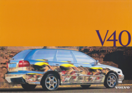 V40 Estate intro folder, 6 pages, 1996, Dutch language