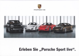 Program "Sport live" brochure with leasing offers, 10 pages, 03/2009, German