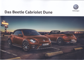 Beetle Cabriolet Dune brochure, A4-size, 8 pages, 11/2017, German language
