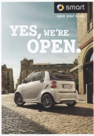 Fortwo edition whiteshade postcard, DIN A6-size, 05/2013, German language