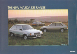 323 range leaflet, 2 pages, 09/1980, English language