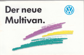 Multivan mini brochure, 20 pages,  German language, about 1994