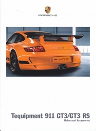 911 GT3/GT3 RS Tequipment + pricelist, 6+4 pages, 08/2009, English