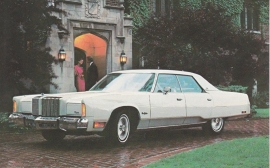 New Yorker Brougham, US postcard, standard size, 1978