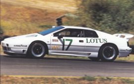 Esprit SE SCCA racer, standard size postcard, about 1990, USA issue