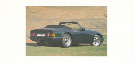 V8 S Convertible brochure, 4 pages, English language, about 1990 *