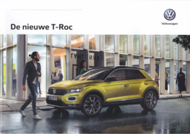 T-Roc pricelist brochure, A4-size, 36 pages, 01/2018, Dutch language