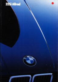 325i Allrad (4wd) brochure, 26 pages, A4-size, 1/1985, German language