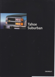 Tahoe & Suburban 1995, 8 page folder, German language
