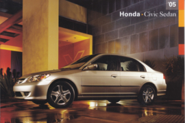 Civic Sedan, US postcard, continental size, 2005, # ZO2515