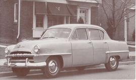 Cranbrook 4-Door Sedan, US postcard, standard size, 1953, Dealers Supply # 98-D