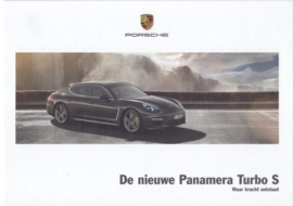 Panamera Turbo S brochure, 56 pages, 11/2013, hard covers, Dutch language
