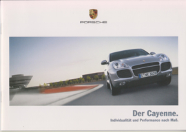 Cayenne brochure, 16 pages, 11/2004, German