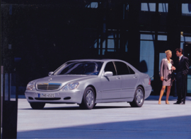 Mercedes-Benz S-Class Sedan V12 & CDI, press photo, Germany, 9/1999, IAA