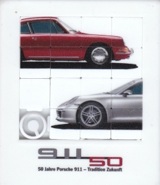 Porsche 911  50 years, sliding puzzle, factory-issued